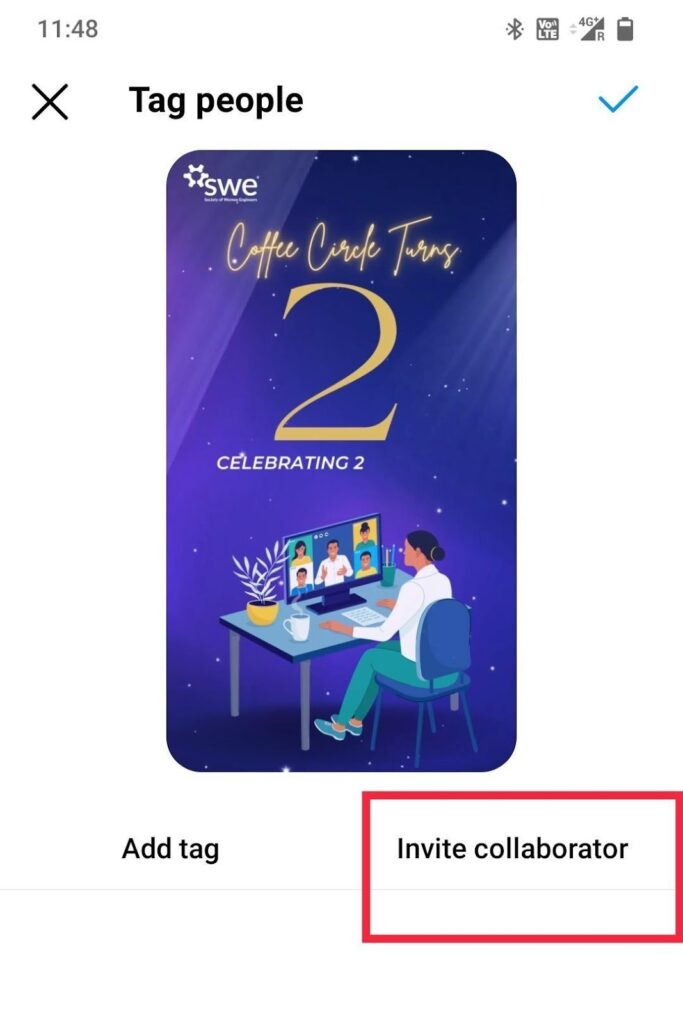 Instagram Invite collaborator feature